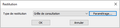 Configuration des grille de consultation