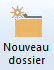 Menu Accueil Nouveau dossier