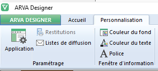 ARVA,REPORTING DESIGNER Personnalisation