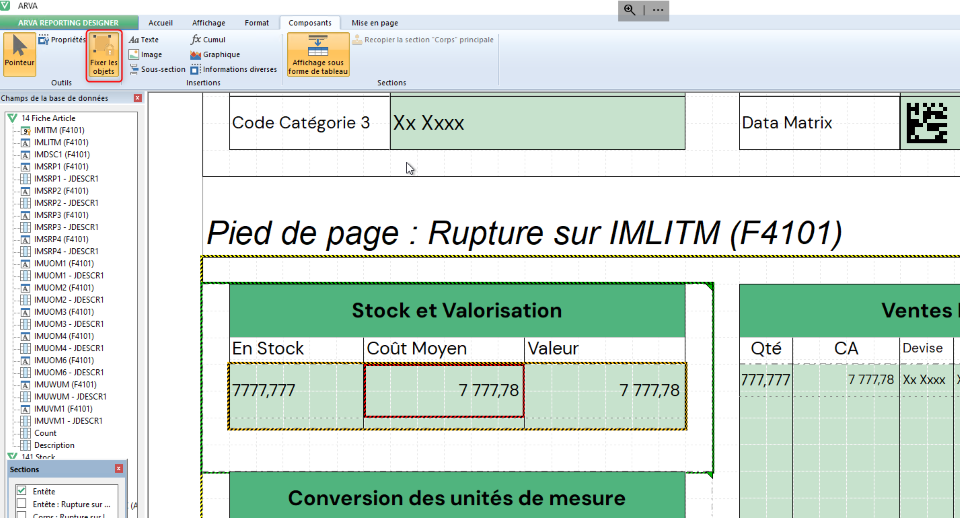 NFAR Editeur de rapport 2