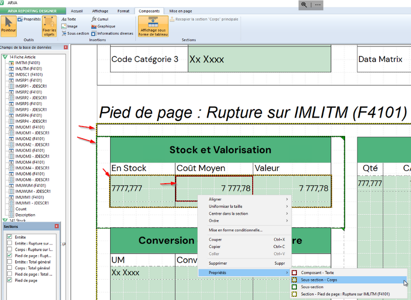 NFAR Editeur de rapport 4